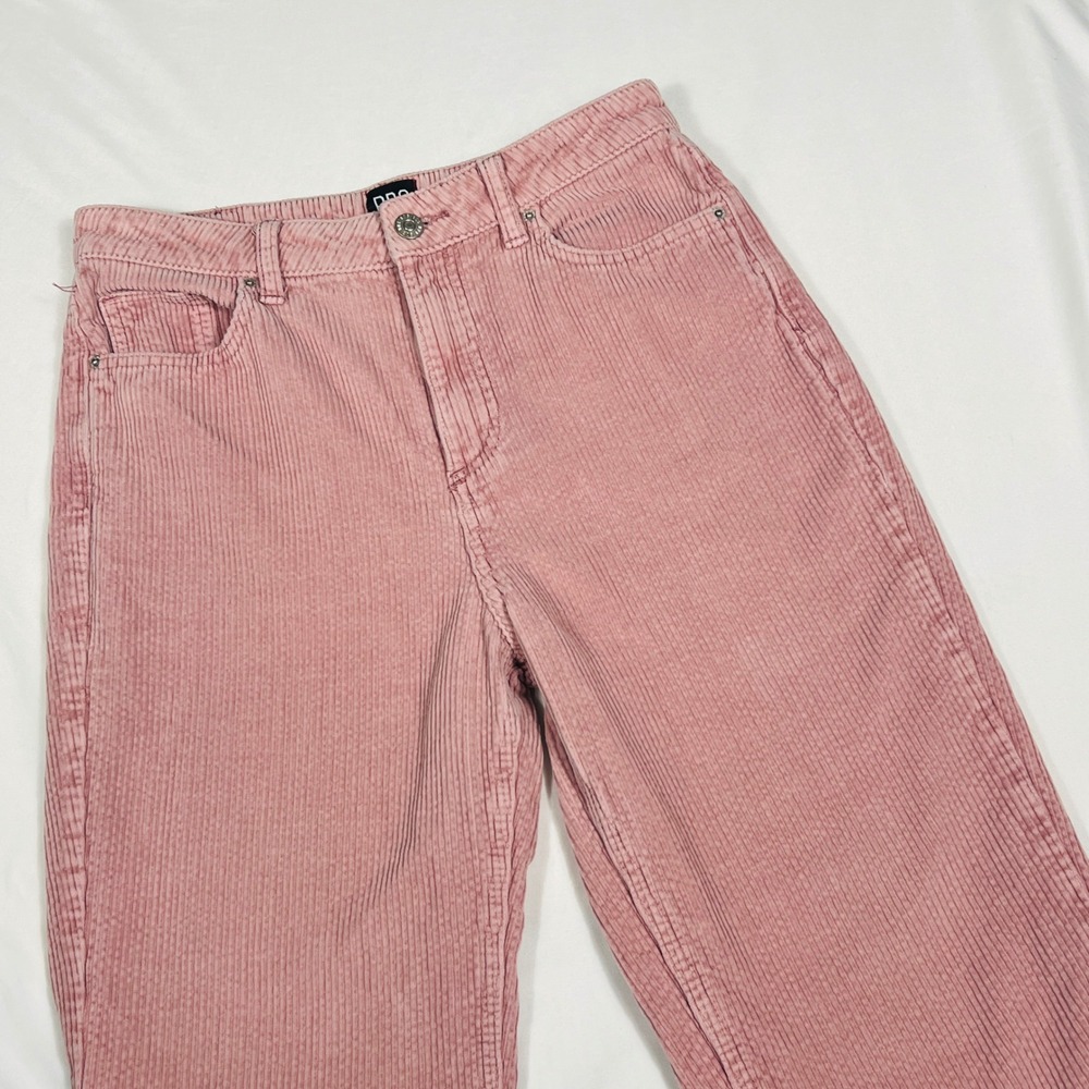 BDG Urban Outfitters Pink Corduroy Mom High-Rise Pants Size 28 Mauve Tapered Leg